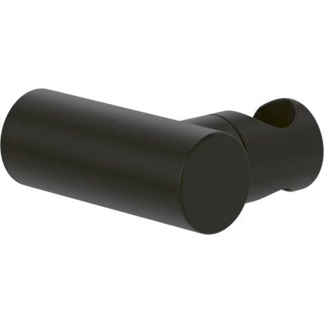 Support mural pour douchette avec raccordement VILLEROY ET BOCH Universal rond Noir mat