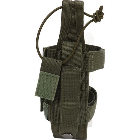 Porte-gourde réglable pour randonnée et camping, étui à bouteille en sangle verte pour sports de plein air (1/5)