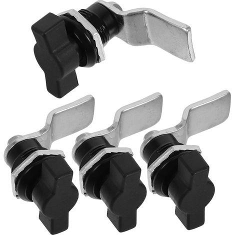 Lot de 4 serrures robustes en zinc avec poignée en T pour armoires (1/5)