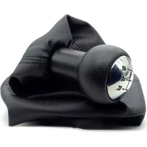Pommeau Voiture pour Peugeot 307 Pommeau Voiture 5 Vitesses Pommeau De Levier Vitesse Soufflet Couvercle Coffre Bâton Leviers Vitesse