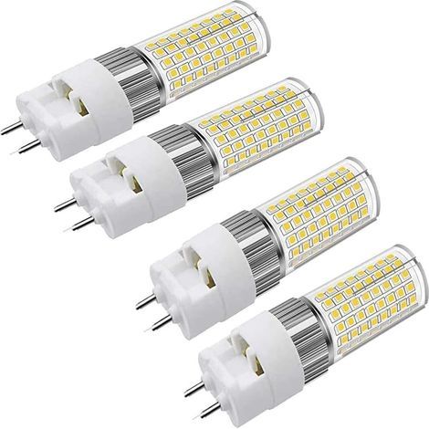 Ampoule à LED G12 16W Blanc Naturel, ampoule maïs bi-pin , 4000K 1600 Lumen Plafonnier Floodlight pour maison rue garage paysage entrepôt, Pack de 4 (1/5)