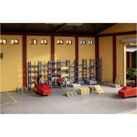Auhagen 41660 H0 Scaffale per carichi pesanti e pallet