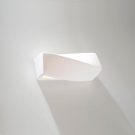 Lampada da parete Sigma bianco 35x12x16cm Sollux (1/4)
