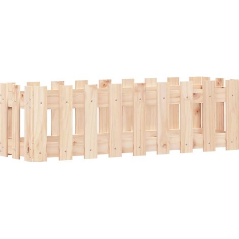 Maison Exclusive - Hochbeet Lattenzaun-Design 100x30x30 cm Massiv