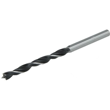 Foret hélicoïdal pour bois diamètre 4 x 73 mm matière : acier CV
