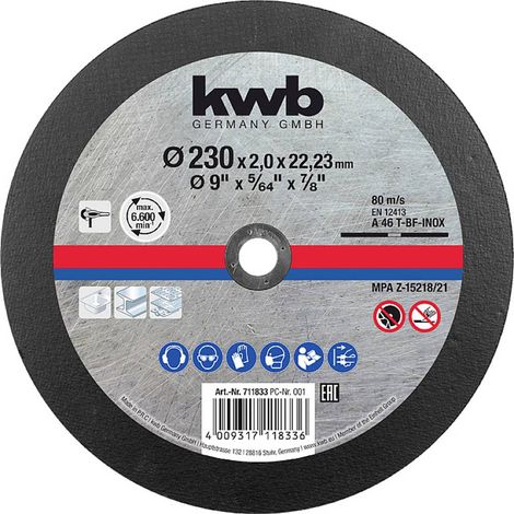 DISCO DA TAGLIO PER METALLO 230X2,0MM (1/3)
