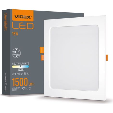 Downlight LED Videx Downlight LED DLBS 184-18W-NW (1/5)