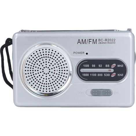Radio Portable FM/AM Compacte ABS Son HiFi Légère 75g Idéale Voyage Maison sans Piles (1/5)