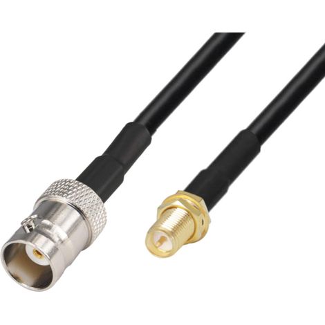 Cavo antenna con connettore BNC / connettore SMA-RP RG58, 1 m