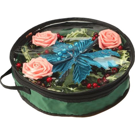 Décoration de Noël, Couronne de Noël, 60 cm, Décoration Noël, Intérieur, Boule Sapin, Accessoire D'origine (1/5)