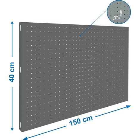 Pannello forato Simonrack perforated panel dimensioni 150x40 cm