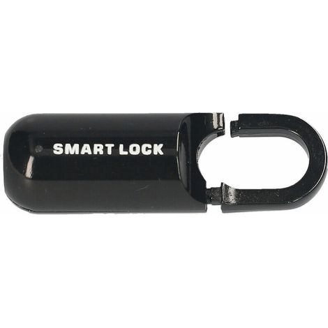 Cadenas intelligent à empreintes digitales Serrure biométrique étanche Portable Serrure de sécurité sans clé Antivol pour bagages Sac d'école Valise Sac à main Armoire Vélo (Noir)