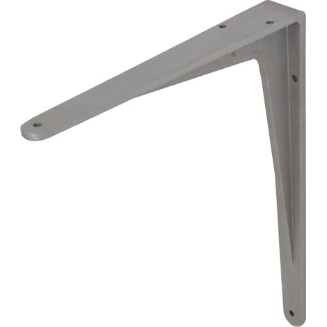 Équerre étagère en aluminium argent Herakles 290 x 240 mm - Par (1/2)