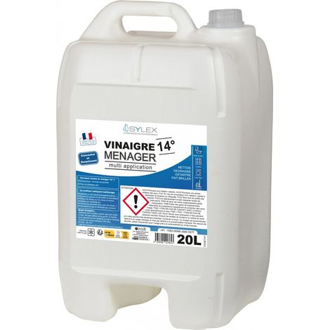 Vinaigre Ménager concentré polyvalent 14°  Conditionnement: 20L