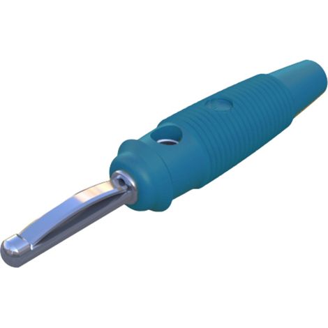 Hirschmann Test & Measurement VQ 30 Bananenstecker Stecker, gerade Stift-Ø: 4 mm Blau 1 St.