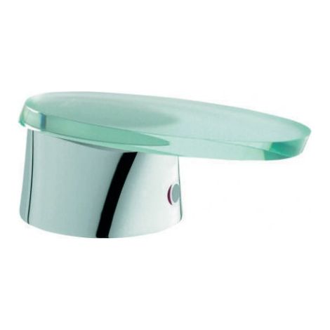 Levier GROHE en verre TARON chromé /wild satin (1/3)