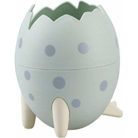 Mülleimer in Form eines Dinosaurier-Eis, aus Kunststoff, für Küche, Büro, Zuhause, Badezimmer, Studentenwohnheim, 12,8 cm, Grün
