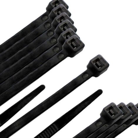 Bridas Nylon 100% Negra 7,8x540 mm. (Bolsa 100 Unidades)
