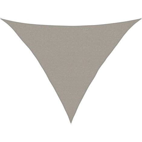 Voile d'ombrage  Voile de parasol 160 g/m² triangulaire 2,5x2,5x3,5 m PEHD
