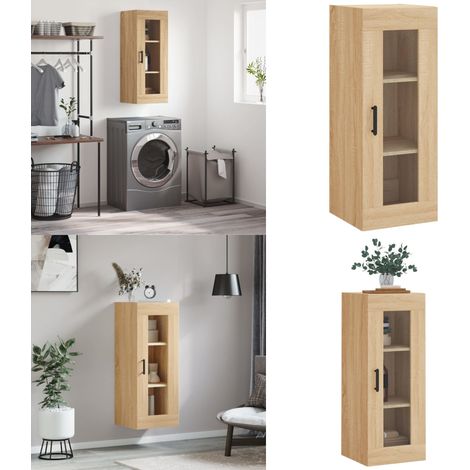 Wandschrank Sonoma-Eiche 34,5x34x90 cm - Wandschrank - Wandschränke - Home & Living (1/5)