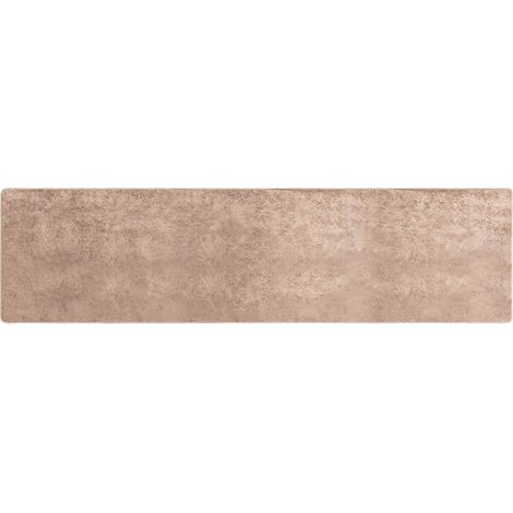 Teppichläufer MARSA Sand 100 x 450 cm Polyester und PVC vidaXL