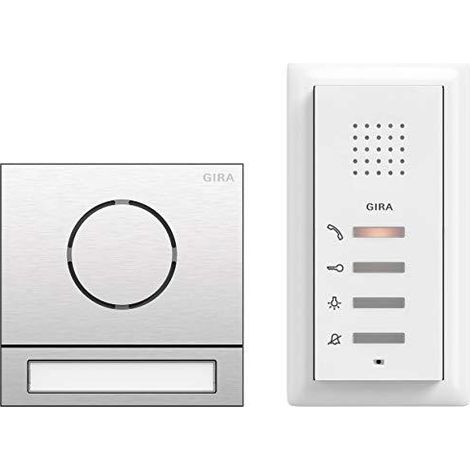 Gira EFH-Paket interfono acero inoxidable compacto 10 cm