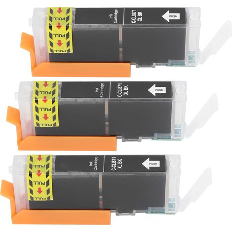 3 Cartouches d'Encre 13ml Couleur pour Imprimantes Canon PIXMA - Boîte de Recharge (1/5)