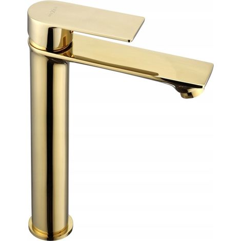 Mexen Royo grifo de lavabo alto, dorado - 72210-50 (1/5)