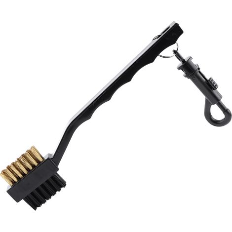 Tête double brosse de golf en laiton et PP, nettoyeur de rainures et balles, kit d'outils (1/5)