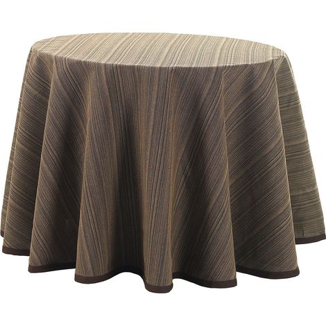 Nappe pour Table Ronde de 90 Marron (1/5)