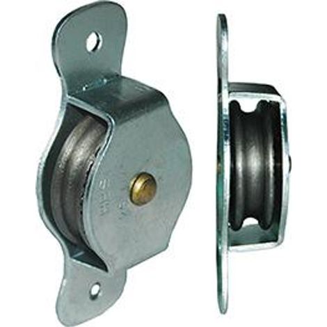 Seitenrolle Nr.495 60mm mit Gussrolle (1/2)