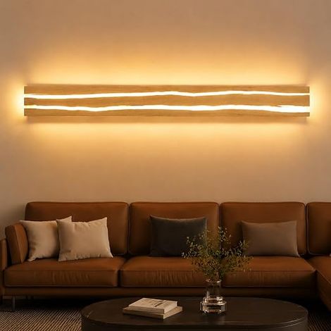 LED Wall Lamp Wooden Wall Light 16W Corridor Lamp (1/5)
