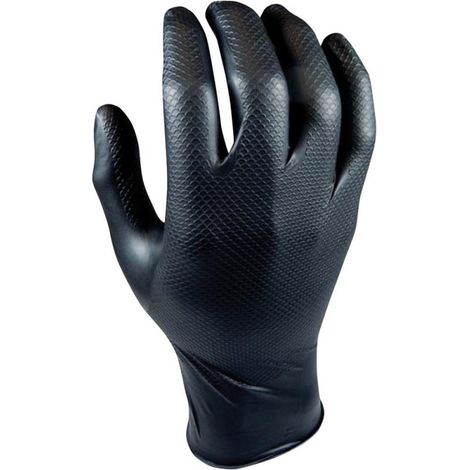 Guanti Di Protezione Grippaz, Taille2Xl, Nero (Box 50 Pezzi)