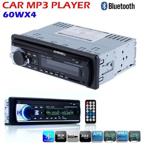 Autoradio Bluetooth - Non spécifié - Lecteur USB - 60W x 4 - Appels mains libres - Micro intégré (1/3)