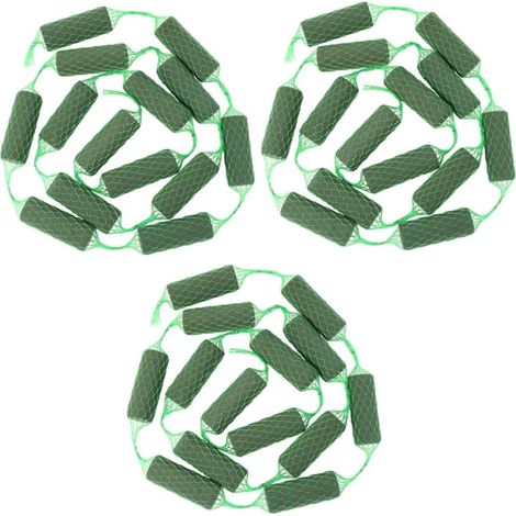 3 pièces Blocs Mousse pour Décoration Mariage Support Fleurs Humide Guirlande pour Arche et Centre de Table Usage Intérieur et Extérieur (1/5)