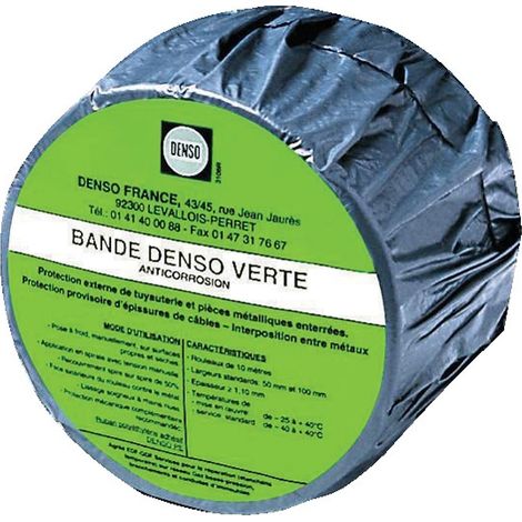 Bande anti-corrosion denso-verte 10ML Largeur 100mm
