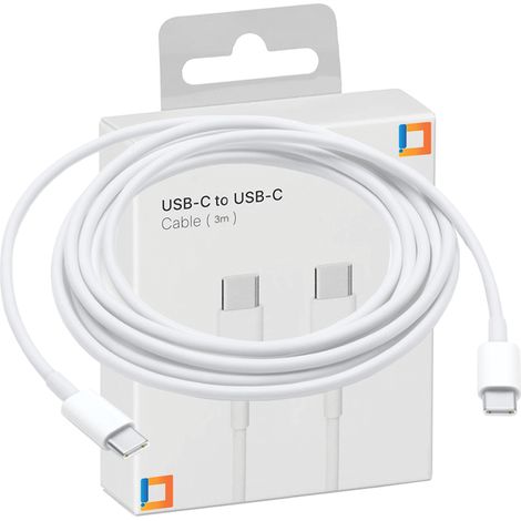 Cable cargador de CO2 USB-C de carga rápida USB TIPO C para iPhone, iPad, MacBook 3M (1/5)