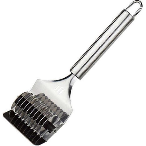 Nudelgitterwalze aus Edelstahl, Teigschneider, manuelle Pastamaschine, Spaghettimaschine, Küchenhelfer