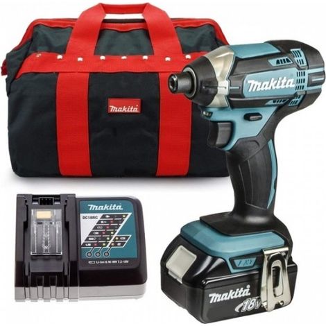 Makita DTD153RFX1 18V LXT Lithium Brushless Impact Driver - 1 x 3.0ah Battery (1/4)
