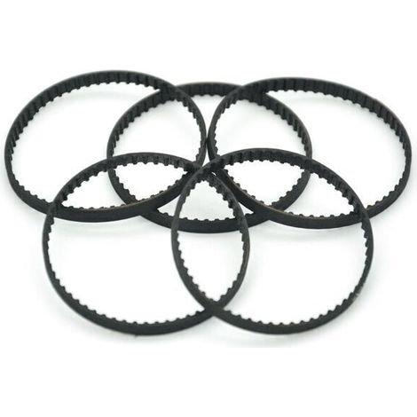 Courroie sans fin 227,584 mm de longueur 112 dents synchrone 3 mm de largeur courroie de distribution en boucle fermée paquet de 5 pièces (1/4)
