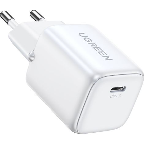 Cargador rápido Nexode Mini 1x USB-C 30W PD, GaN, blanco (1/5)