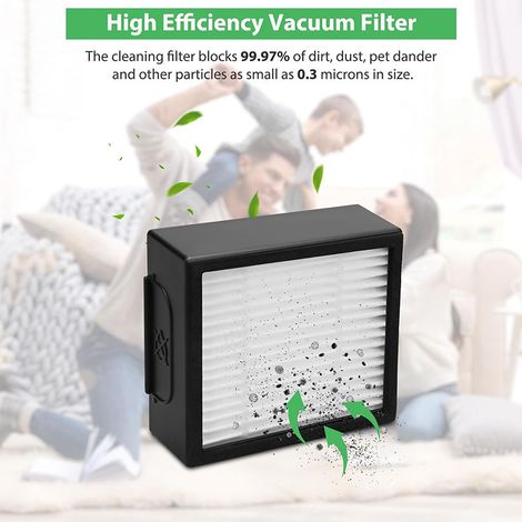 (6 pièces) Filtre HEPA de rechange compatible avec iRobot Roomba Combo J7+ / Combo J7 plus Kit d\'accessoires de filtres HEPA pour aspirateur robotique 6 pièces (UNIQUEMENT POUR Combo J7+) (1/3)