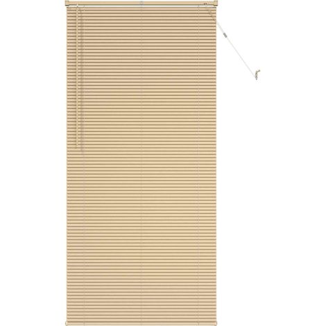 Store Vénitien Marron clair avec motif 213 x 70 cm PVC