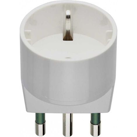 00303.B Adaptador Simple Sicury S17 + P30 Blanco