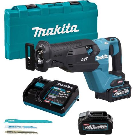 Makita – Scie sabre 40V XGT – 2 batteries 4Ah – Moteur Brushless – Coupe nette sans éclat pour métal et bois dur (1/10)