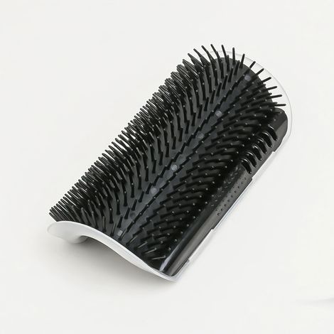 Rascador de masaje antipelo para gato negro pequeño modelo 22