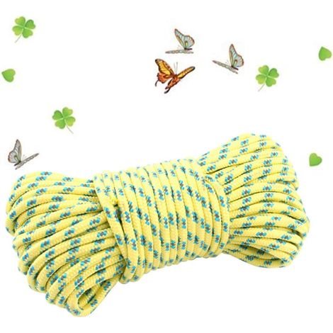 Lanière en Corde de Parachute Réfléchissante de 5mm en Polyester et PP, Résistante et Épaisse, Randonnée Bricolage de Bracelets (1/5)