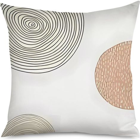 Housse de Housse Coussin Minimaliste Formes Géométriques (1/5)