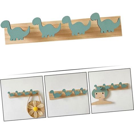 1 couleur : comme sur la photo. Matériau : crochet en bois en forme de dinosaure, crochet créatif pour chambre d’enfant, porte-vêtements.