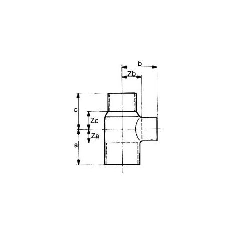 Raccordo Conex 5130R ridotto rame 18-18-15mm 10 pezzi